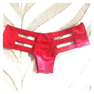 Micro cut out rave hot pants